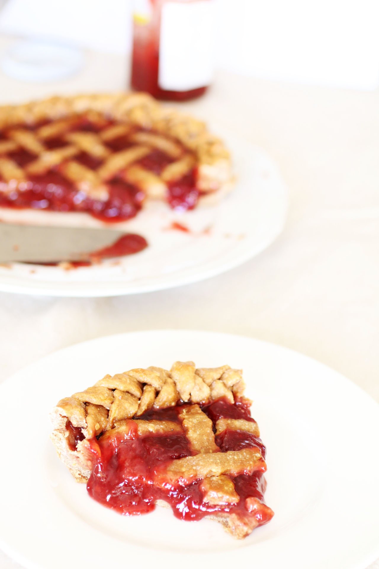 Crostata Senza Burro e Latte con Marmellata