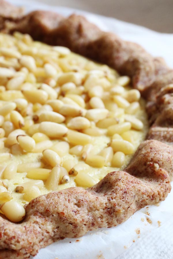 Torta della Nonna Senza Farina e Senza Zucchero (10)