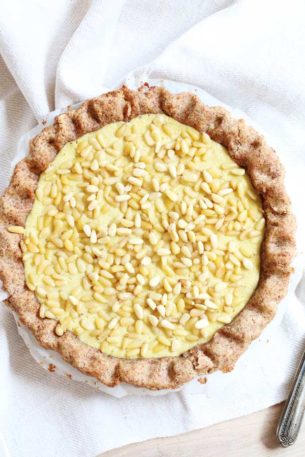 Torta della Nonna Senza Farina e Senza Zucchero 