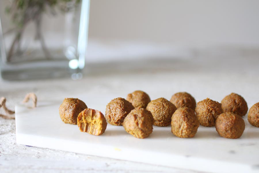 Palline Energetiche con le Carote e Spezie Autunnali