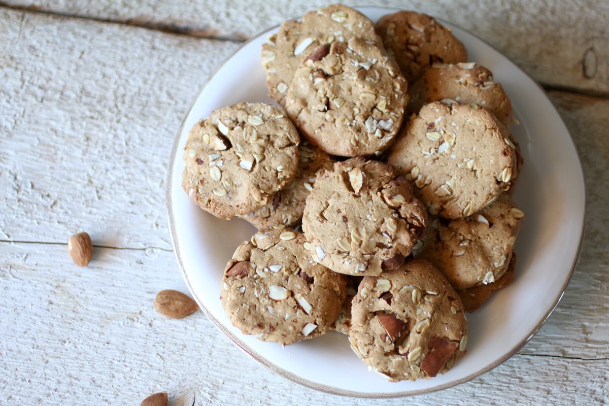 Biscotti al Farro Integrale e Fiocchi d’Avena Senza Zucchero
