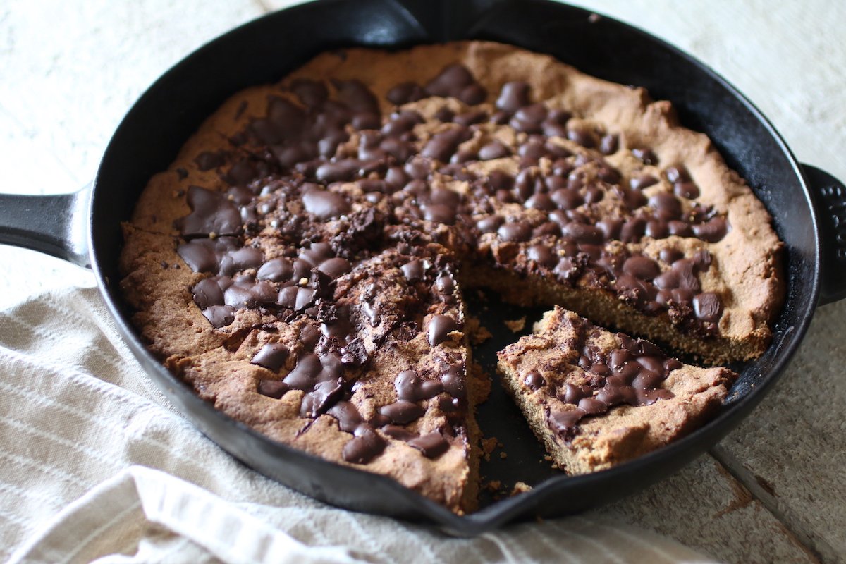 Goloso Biscotto Gigante cotto in Padella (Sano & Integrale)