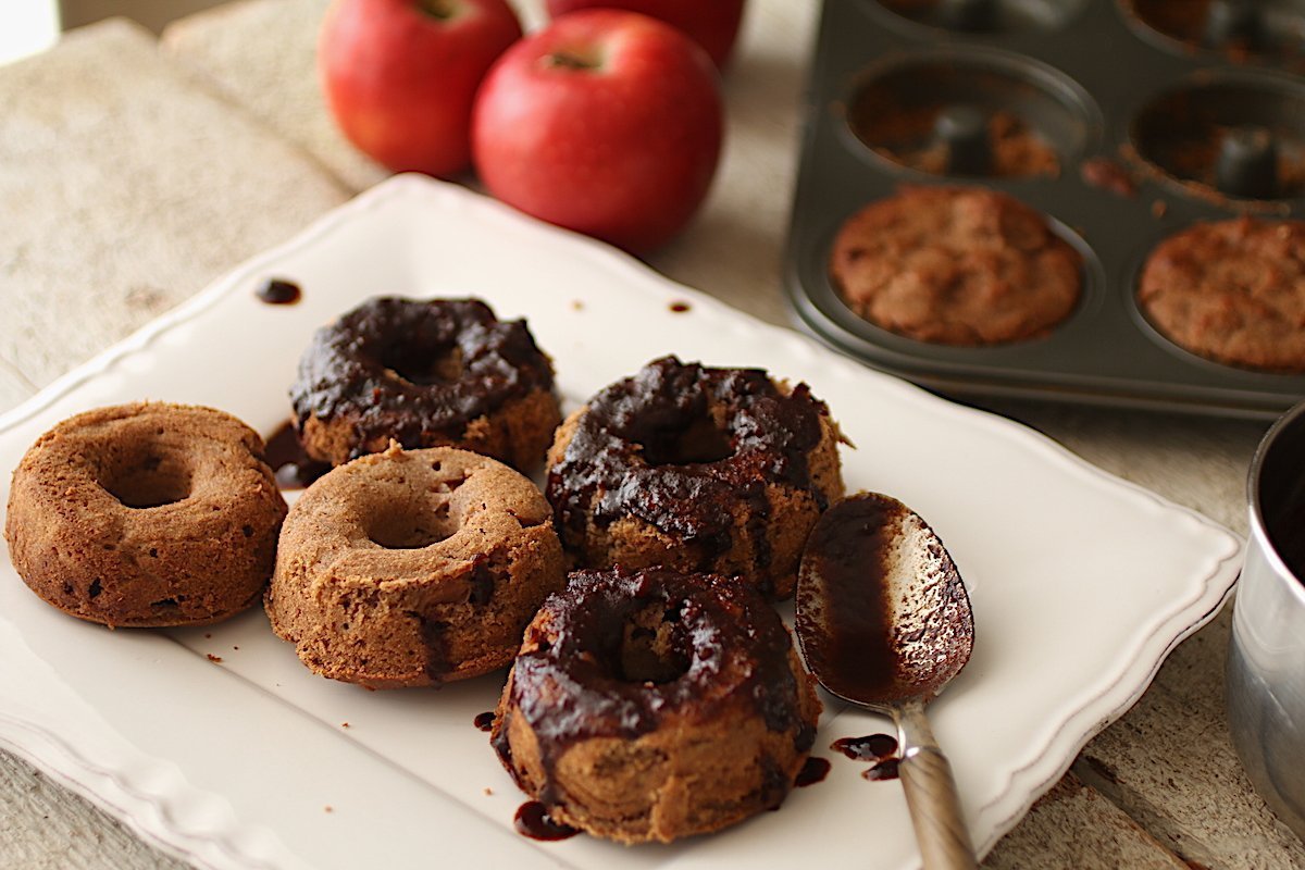 Ciambelle alle Mele e Lievito Madre