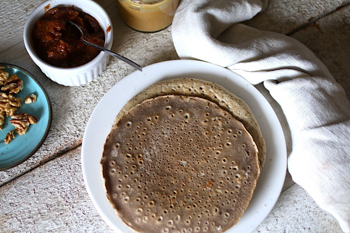 Crêpes di Grano Saraceno con Lievito Madre