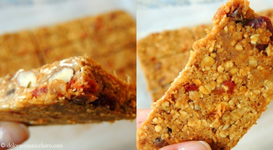 Barrette di Cereali e Zucchero di Cocco (Senza Cottura)