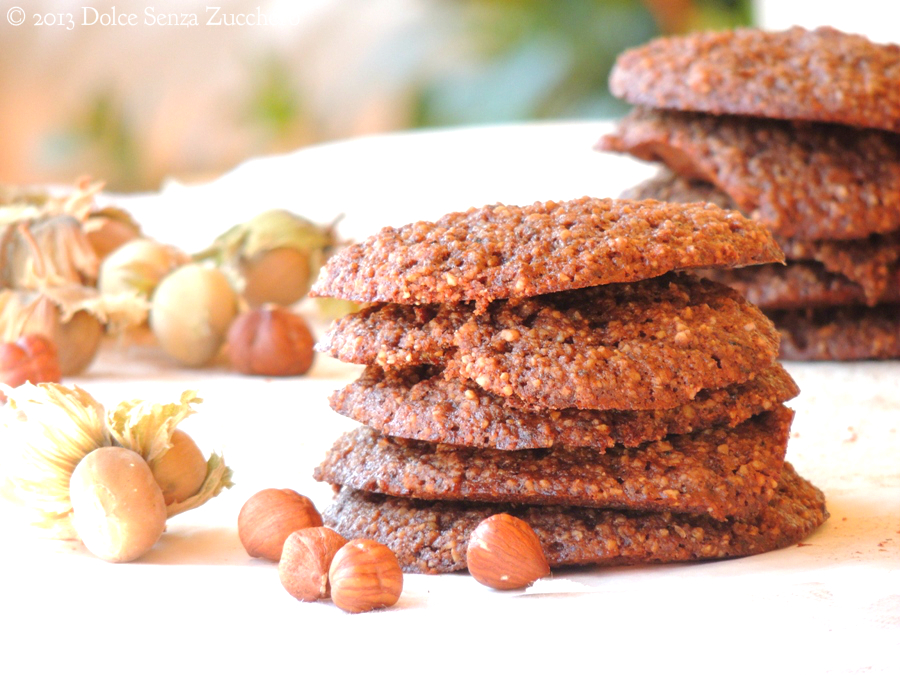 Biscotti con Nocciole Naturali Senza Zucchero senza farina
