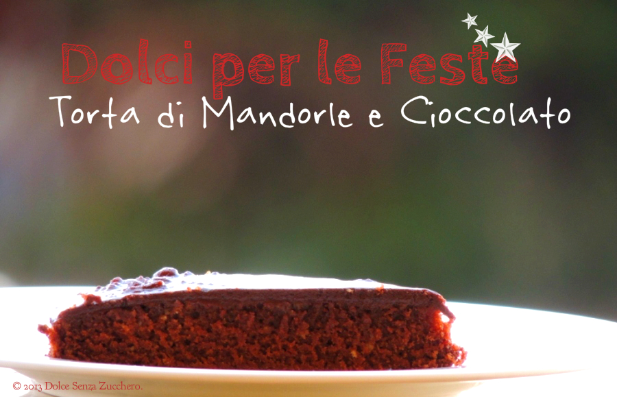 Semplice Torta Mandorle e Cioccolato (1)
