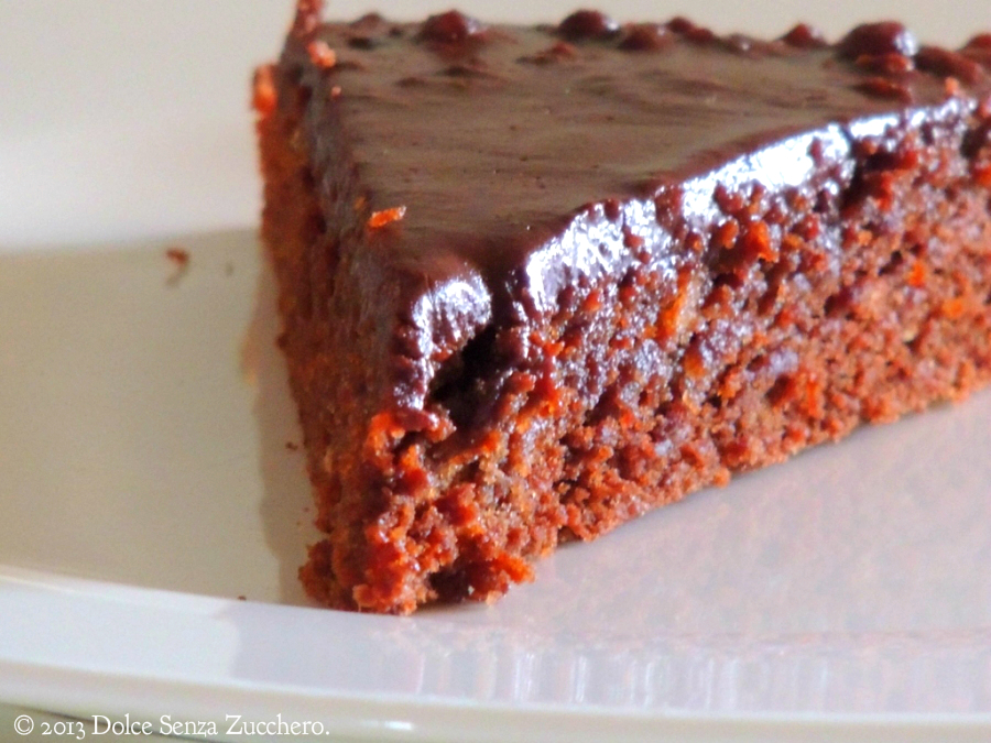 Semplice Torta Mandorle e Cioccolato (7)