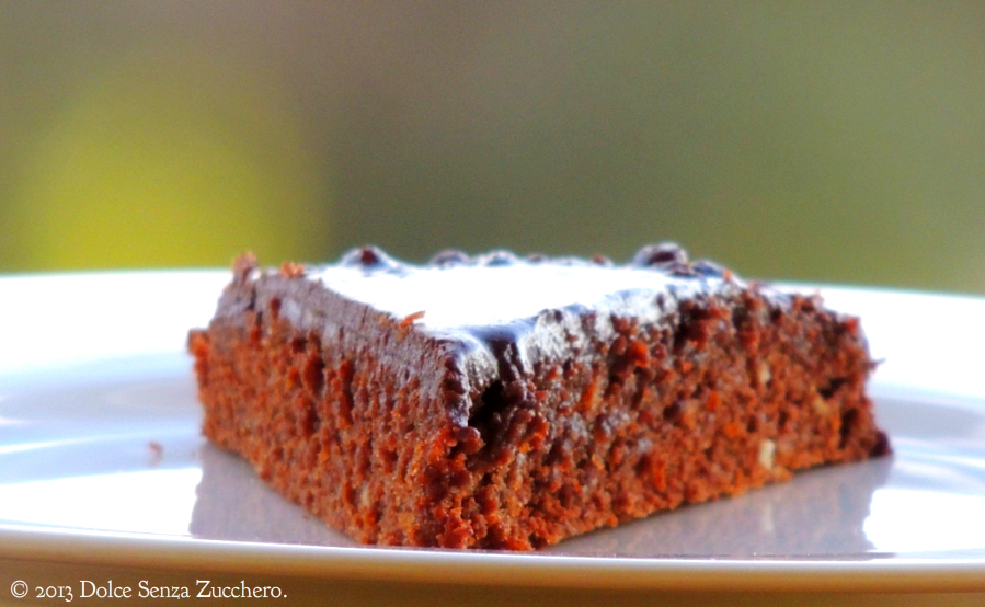 Semplice Torta Mandorle e Cioccolato (8)